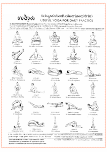 Yoga Chart For Daily Practice – Utsahi Yoga Foundation